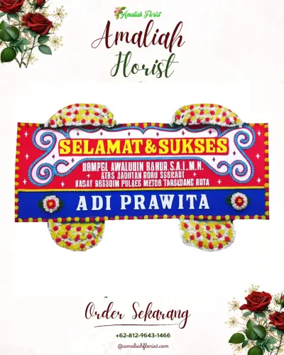 Karangan Bunga Ucapan Selamat di Sidakaton