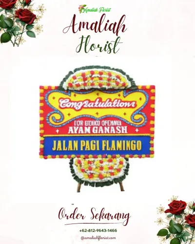 Bunga Papan Congratulation di Sidakaton
